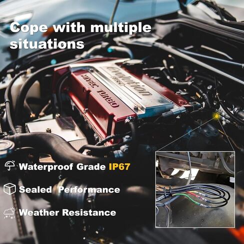 CUBEFELLER® Heat Shrink Wire Connectors,180 Pcs Solder Seal Butt Connectors Kit,Marine Waterproof Electrical Connectors, Solder Seal Wire Connectors Kit for Wire Splice in Saudi Arabia