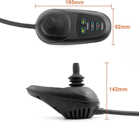 L-faster 24V Dual Drive Brushed Motor Joystick Controller Forward Reverse Max Current 45A for Indoor Electric Wheelchair Bike in Saudi Arabia