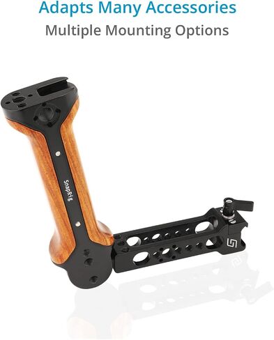 PROAIM Snaprig Handgrip for Ronin S, Crane 2, Air 2 Camera Gimbals. Ergonomic Wooden Grip. Rosette for 180° Adjustment (GA203) in Saudi Arabia