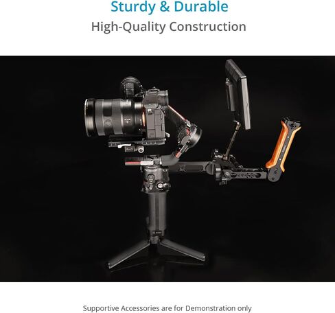 PROAIM Snaprig Handgrip for Ronin S, Crane 2, Air 2 Camera Gimbals. Ergonomic Wooden Grip. Rosette for 180° Adjustment (GA203) in Saudi Arabia