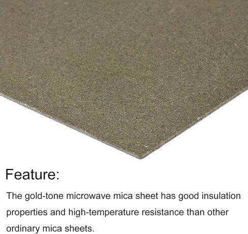MECCANIXITY Microwave Oven Waveguide Cover Mica Repairing Plate Oven Sheet Board for Kitchen 150x150x0.6mm, Pack of 2 in Saudi Arabia