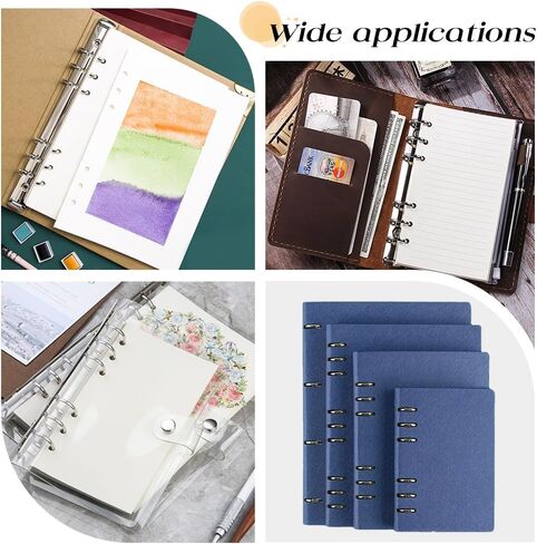 GORGECRAFT 2Pcs Metal A4 Size 3-Ring 4-Ring Binder Mechanism Replacement Loose Leaf Book Binder Hinged Clamp kit D-Rings Leaf Binding Spines Combs for Organizers DIY Planners School Office Document in Saudi Arabia