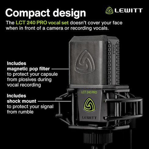 LCT-240 Pro Value Pack Microphone Bundle with Shock Mount in Saudi Arabia