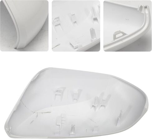 ABS Material Right Passenger Side Mirror Cover Cap (White), Rearview Mirror Cover Cap, Fits Camry 2018 2019 2020 2021 2022 2023 2.5L L4, Replaces #87915-06130 in Saudi Arabia