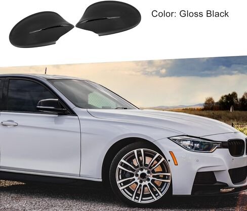 Rear View Mirror Covers Cap 5116713509 Car Accessory for BMW 335i 2007-2008 (Set of 2) in Saudi Arabia