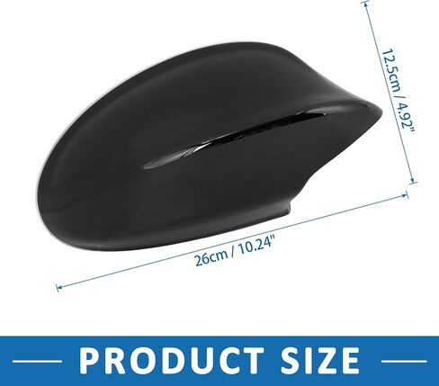 Rear View Mirror Covers Cap 5116713509 Car Accessory for BMW 335i 2007-2008 (Set of 2) in Saudi Arabia