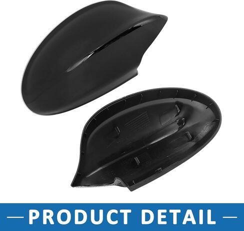 Rear View Mirror Covers Cap 5116713509 Car Accessory for BMW 335i 2007-2008 (Set of 2) in Saudi Arabia