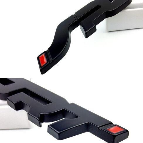 ملصق شعار سيارة رياضي ثلاثي الأبعاد، ملصق رياضي عالمي للسيارة، شارات شعار شعار السيارة الخلفي، شعار السيارة، ملصقات رياضية للسيارة، ملحقات السيارة الخارجية (أسود) in Kuwait