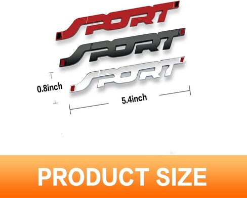 ملصق شعار سيارة رياضي ثلاثي الأبعاد، ملصق رياضي عالمي للسيارة، شارات شعار شعار السيارة الخلفي، شعار السيارة، ملصقات رياضية للسيارة، ملحقات السيارة الخارجية (أسود) in Kuwait