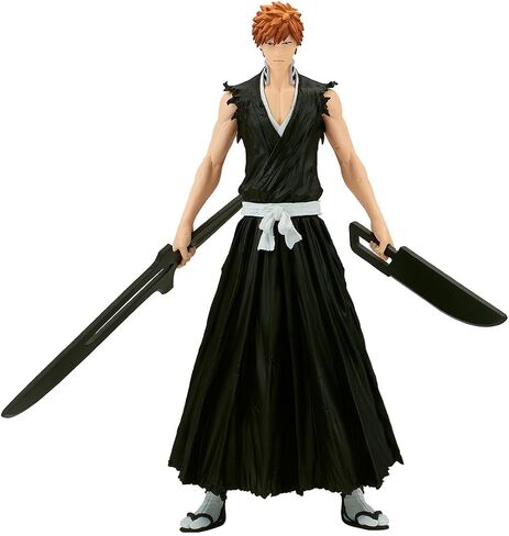 Banpresto - Bleach - Ichigo Kurosaki (ver. A), Bandai Spirits Solid and Souls Figure in Saudi Arabia