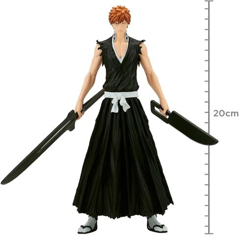 Banpresto - Bleach - Ichigo Kurosaki (ver. A), Bandai Spirits Solid and Souls Figure in Saudi Arabia