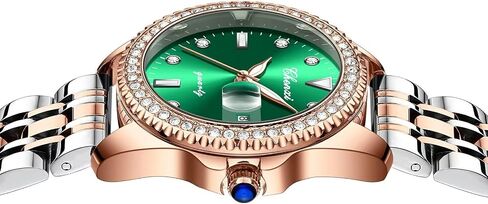 FANMIS Luxury Women's Classic Crystal Diamond Bracelet Watch Elegant Small Face Stainless Steel Waterproof Watch Business Dress Watch for Ladies Girls in Saudi Arabia