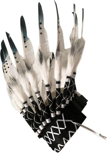 Indian Headdress Headband for Native American Costume,Indian Style Headdress,Adult Headband- Headpiece Fashion Elegant Party Photo Props in Saudi Arabia