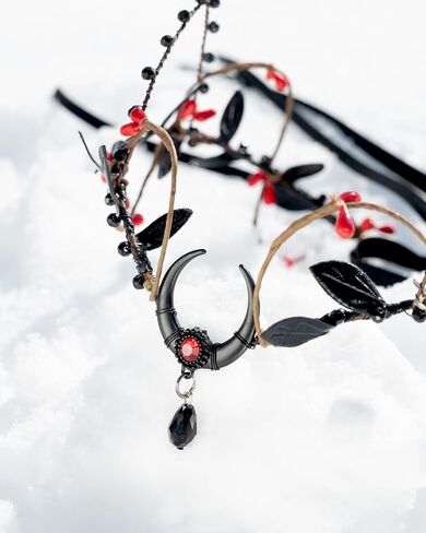 Flower Crown Fairy Leaf Circlet Boho Renaissance Costume Women Handmade Accessories Halloween Girls Cosplay Elf Ears in Saudi Arabia