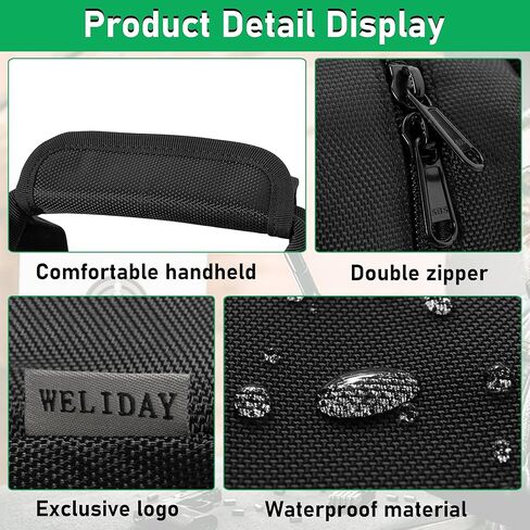 حقيبة نطاق بندقية تكتيكية لـ 4 مسدسات وذخيرة، وحقيبة مسدس واق من المطر مع 7 فتحات للمجلات ورقعة علم الولايات المتحدة لممارسة رياضة الرماية والصيد في الهواء الطلق in Kuwait