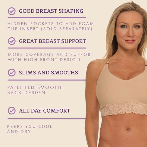 Wirefree Moisture Wick Racerback Sports Bralette with Adjustable Straps Removable Cup - Yoga Workout Fitness Low Impact in Saudi Arabia