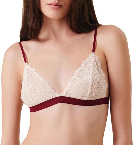 Women’s Floral Lace Bra, Wireless Triangle Bralette for A-BCup in Saudi Arabia