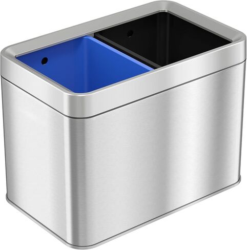 iTouchless 3 Gallon Bathroom Sensor Trash Can, 10 Liter Touchless Small Automatic Slim Garbage Bin with Lid, Smart Narrow Motion Control Commercial Waste Basket for Office, Bedroom, White in Saudi Arabia