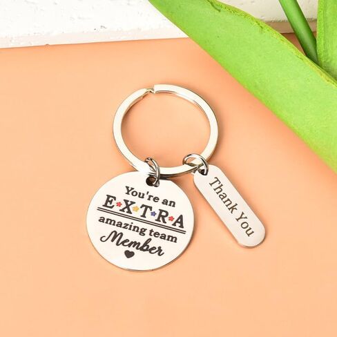 هدايا تقدير الموظف للنساء والرجال زملاء العمل شكرا لك سلسلة المفاتيح للنساء الرجال الموظفين شكرا لك هدايا لزملاء العمل هدايا عيد الميلاد Bdy لزميل الامتنان هدايا التقاعد سلسلة المفاتيح محفورة in Kuwait