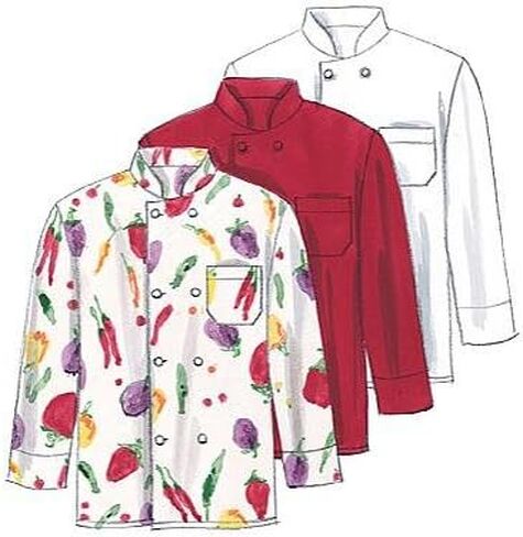 McCall's Patterns M2233MED M2233 Misses' and Men's Jacket, Shirt, Apron, Pull-On Pants, Neckerchief and Hat, Size MED in Saudi Arabia