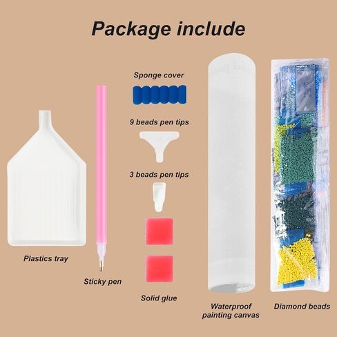 Stalente Diamond Painting Kits for Adults Dragonfly, 5D DIY Diamond Art Kits for Beginners Round Full Drill Diamond Painting for Home Wall Decoration Gift 12×12inch, Flower in Saudi Arabia