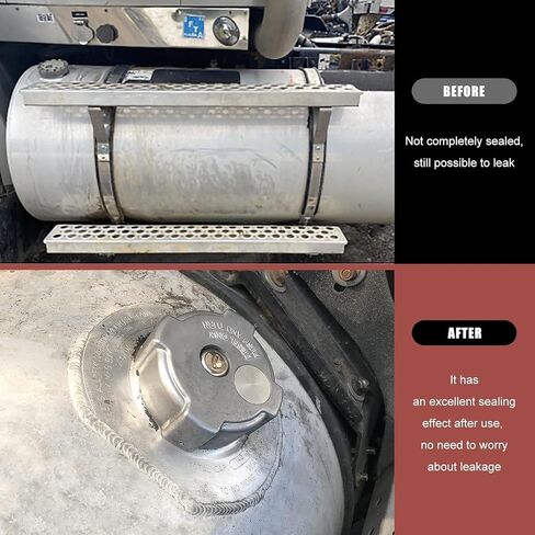 RYANSTAR RACING 2Pack Locking Diesel Fuel Caps Compatible with Freightliner Cascadia, 1/4 Quarter Turn Aluminum for 3 Inch Semi Truck Gas Tank Cap with 4 Keys Replace 03-37017-002 600149 in Saudi Arabia
