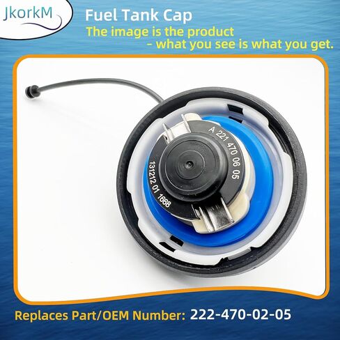 222-470-02-05 غطاء خزان الوقود متوافق مع مرسيدس بنز S550 S63 AMG S65 AMG S600 S550E S450 S560 MAYBACH S560 MAYBACH S650 غطاء غاز #OEM 2224700205 (2014-2021) in Kuwait