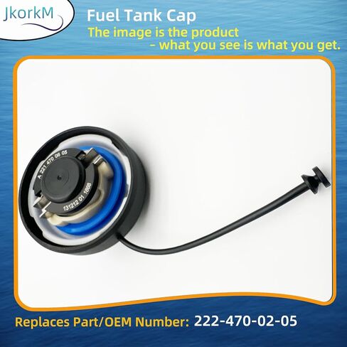 222-470-02-05 غطاء خزان الوقود متوافق مع مرسيدس بنز S550 S63 AMG S65 AMG S600 S550E S450 S560 MAYBACH S560 MAYBACH S650 غطاء غاز #OEM 2224700205 (2014-2021) in Kuwait