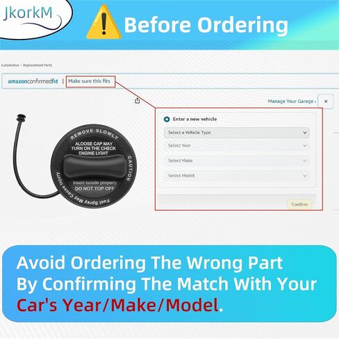 222-470-02-05 غطاء خزان الوقود متوافق مع مرسيدس بنز S550 S63 AMG S65 AMG S600 S550E S450 S560 MAYBACH S560 MAYBACH S650 غطاء غاز #OEM 2224700205 (2014-2021) in Kuwait