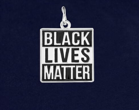 Black Ribbon Charms for Melanoma, Skin Cancer and Black Lives Matter Awareness - Perfect Jewelry Making, Bracelets, Necklaces, DIY Projects, Support Groups, Fundraisers, and More! in Saudi Arabia