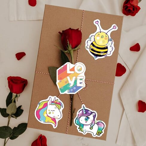 100 Pcs Animal Stickers for Kids,Different Animal Water Bottle Stickers Waterproof Vinyl Stickers Skateboard Laptop Aesthetic Computer Hydroflask Phone Stickers Packs for Christmas Gifts in Saudi Arabia