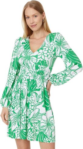 Lilly Pulitzer Women's Calla Long Sleeve V-Neck Dress in Saudi Arabia