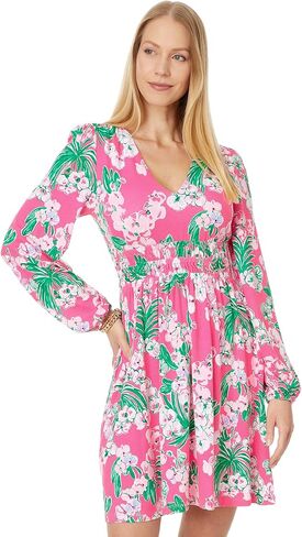 Lilly Pulitzer Women's Calla Long Sleeve V-Neck Dress in Saudi Arabia