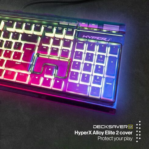 Decksaver GE Keyboard Cover Compatible with HyperX Alloy Elite 2 in Saudi Arabia