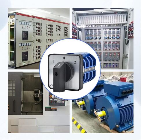 مفتاح التحويل، CNAODUN Universal Rotary 63A 660V 3 مواضع 12 محطة LW28-63 محدد التبديل العالمي الإغلاق in Kuwait