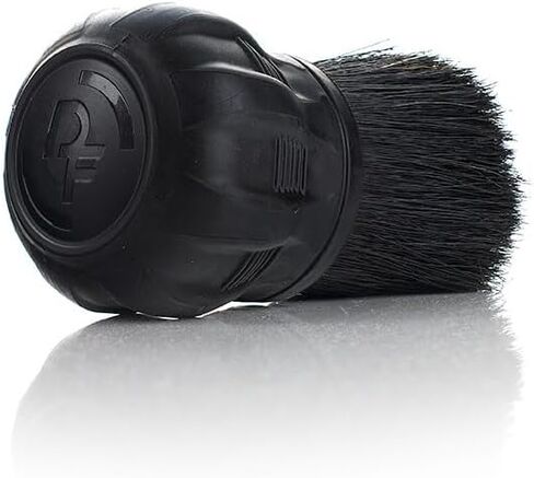 Detail Factory - Screwball Brush - Easy-to-Hold Non-Slip Rubber Grip - Safe for Paint and Interior Surfaces, Detail Around Grilles, Emblems, Trim, and More - Black in Saudi Arabia