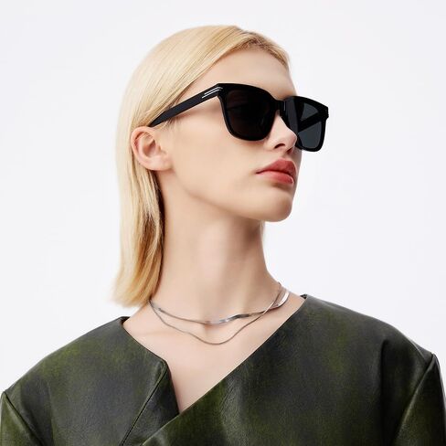 BOLON Men Women Acetate Retro D-shape Square Korean Style Nylon Lens Polarized UV400 Sunglasses BL3179 in Saudi Arabia