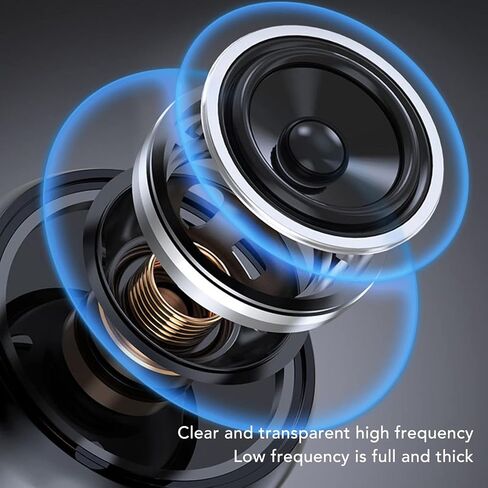 ASHATA Neckband Bluetooth Speaker, Cordless Wearable Neck Speaker with Microphone, Portable 3W Stereo Surround Neckband Speaker for Music Home Sport Outdoor (Black) in Saudi Arabia