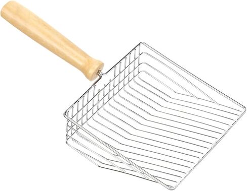 Cat Litter Scooper Plastic Cat Litter Scoop Large Scoop Deep Shovel Long Handle Poop Sifting with Non-Slip Handle & Curved Design Cat Products(Green) in Saudi Arabia