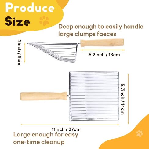 Cat Litter Scooper Plastic Cat Litter Scoop Large Scoop Deep Shovel Long Handle Poop Sifting with Non-Slip Handle & Curved Design Cat Products(Green) in Saudi Arabia