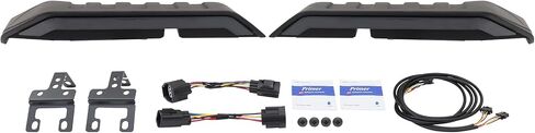 MotorFansClub Rear Roof Spoiler Fit for Jeep Wrangler JK 2007 2008 2009-2019 2020 2021 2022 Trunk Spoiler Wing Black(with LED) in Saudi Arabia