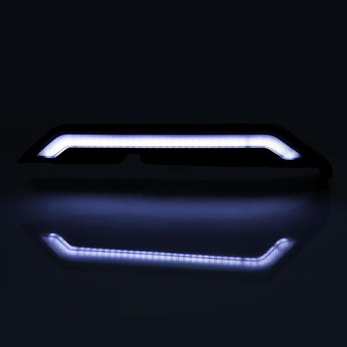MotorFansClub Rear Roof Spoiler Fit for Jeep Wrangler JK 2007 2008 2009-2019 2020 2021 2022 Trunk Spoiler Wing Black(with LED) in Saudi Arabia