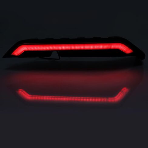 MotorFansClub Rear Roof Spoiler Fit for Jeep Wrangler JK 2007 2008 2009-2019 2020 2021 2022 Trunk Spoiler Wing Black(with LED) in Saudi Arabia