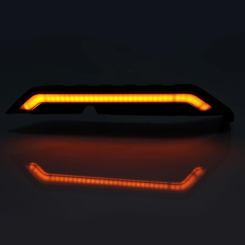 MotorFansClub Rear Roof Spoiler Fit for Jeep Wrangler JK 2007 2008 2009-2019 2020 2021 2022 Trunk Spoiler Wing Black(with LED) in Saudi Arabia