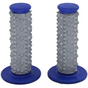 2 قطعة 7/8 بوصة مقابض مقود الدراجة النارية العالمية مقبض وسادة مضاد للانزلاق من المطاط للسباق للدراجة الترابية موتوكروس YZ125 YZ250 YZ426F 450F (أزرق) in Kuwait