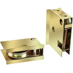 P-4998-FLR Sliding Patio Door Rollers fit in P-Ella Doors That were Made After 1992-1996，1-1/2"Steel Ball Wheel Bearing（2Set of Rollers）-Adjustable Roller Height