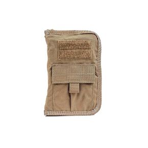T3 Data Book Cover, Tactical Notebook Organizer Case, Heavy-Duty Document and Hiking Journal Case Coyote Tan
