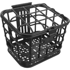 Kisangel Bicycle Basket Plastic Containers Bicycle Accessories Bike Basket Scooter Basket Adults Bike Front Container Adults Bike Container Bicycle Front Basket Aldult Plastic Basket