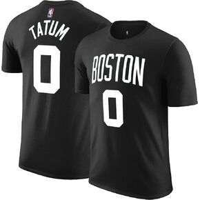 Outerstuff Jayson Tatum Boston Celtics #0 Black Boys Youth 8-20 Alternate Name and Number Player Jersey T-Shirt in Saudi Arabia