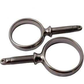 Hoffen Boat Stainless Steel Oarlock Socket Side Mount Rowlock Paddle Brackets (2 Pack)